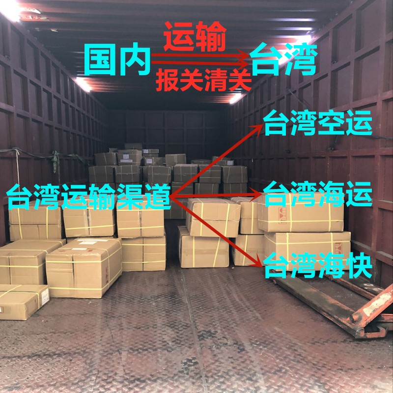 成都到臺灣物流三種運輸渠道,安全到臺灣